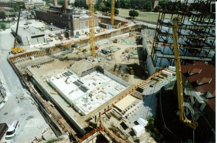 Sheet piling project at the University of Michigan, Ann Arbor, MI